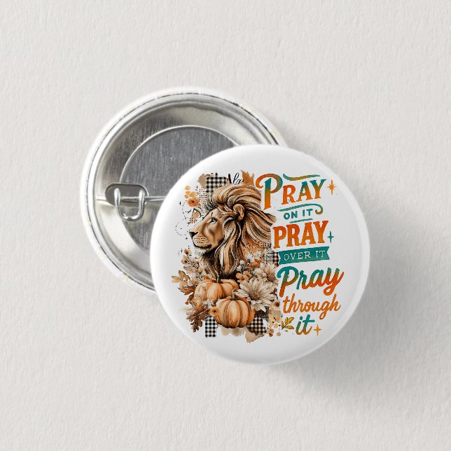 Badge Rond 2,50 Cm Priez... (Devant & derrière)