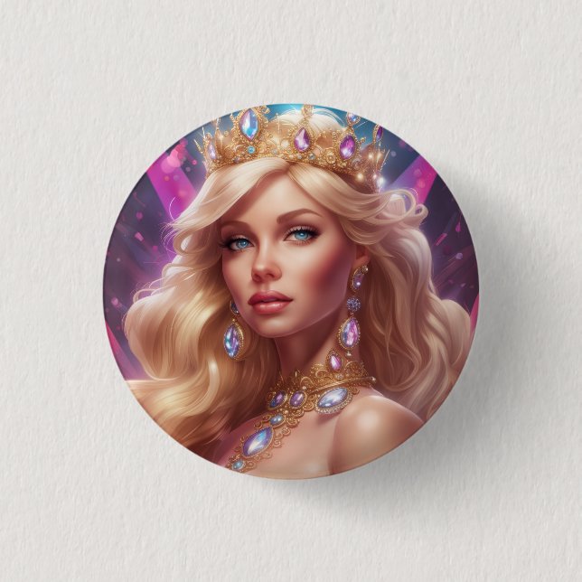 Badge Rond 2,50 Cm Princes (Devant)
