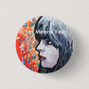 Badge Rond 2,50 Cm Princesse foncée Button