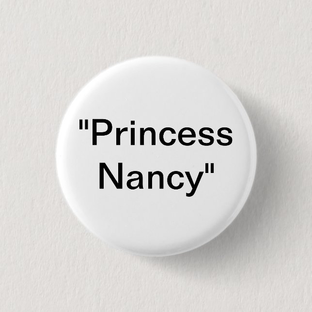 Badge Rond 2,50 Cm Princesse Nancy (Devant)