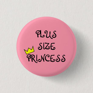 Badge Rond 2,50 Cm Princesse plus de taille