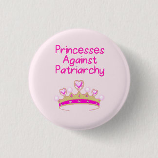 Badge Rond 2,50 Cm Princesses Against Patriarchy