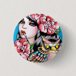 Badge Rond 2,50 Cm Pris pour le portrait accordé d'instantané de