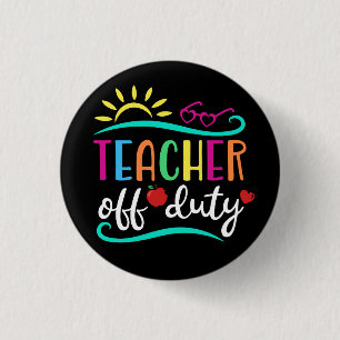 Badge Rond 2,50 Cm Professeur hors service