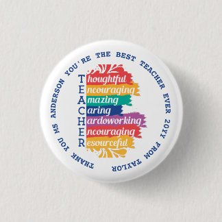Badge Rond 2,50 Cm Professeur - MEILLEURES Citations