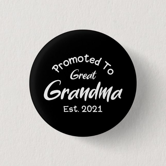 Badge Rond 2,50 Cm Promue Arrière-Grand-Mère 2021 (Devant)