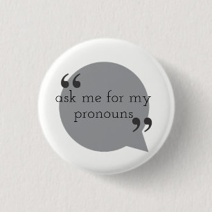 Badge Rond 2,50 Cm pronoms