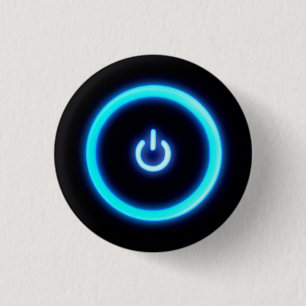 Badge Rond 2,50 Cm Puissance d'ordinateur