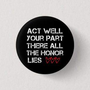 Badge Rond 2,50 Cm Puits d'acte votre partie
