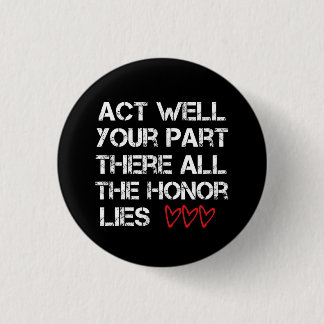 Badge Rond 2,50 Cm Puits d'acte votre partie