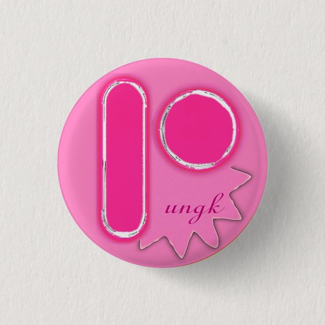 Badge Rond 2,50 Cm pungk-icône-goupille-visage (Devant)
