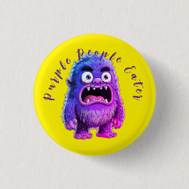 BADGE ROND 2,50 CM PURPLE PEOPLE EATER