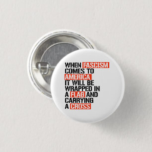 Badge Rond 2,50 Cm Quand le fascisme arrive en Amérique