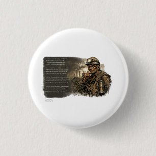 Badge Rond 2,50 Cm Quand les fosses se turent