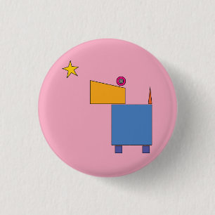 Badge Rond 2,50 Cm Quand tu veux sur une étoile...