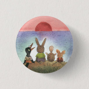 Badge Rond 2,50 Cm Quelque chose rouge