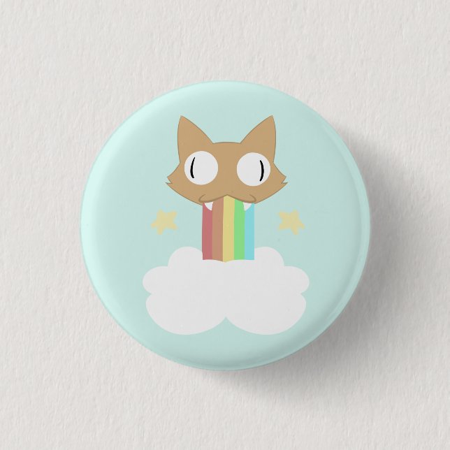 Badge Rond 2,50 Cm Rainbow Nausea (Devant)