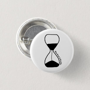 Badge Rond 2,50 Cm Ralentir et respirer - Auto-soins