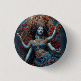 Badge Rond 2,50 Cm Rayonnement de Kali