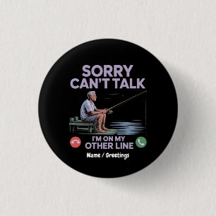 Badge Rond 2,50 Cm Reel Cool Funny Papa Pêche Perfect Cadeau
