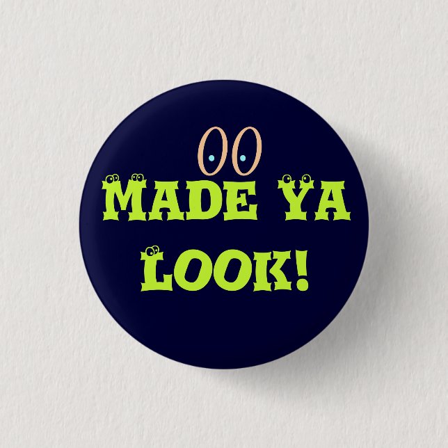 Badge Rond 2,50 Cm Regard fait de Ya (Devant)