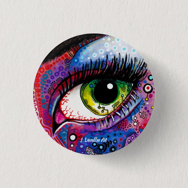 Badge Rond 2,50 Cm "Regardant " (Devant)