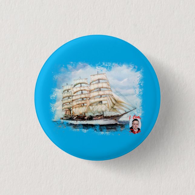 Badge Rond 2,50 Cm Regata Cutty Sark (Devant)