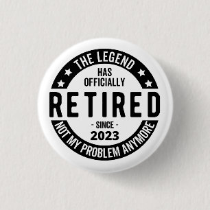 Badge Rond 2,50 Cm régime de retraite