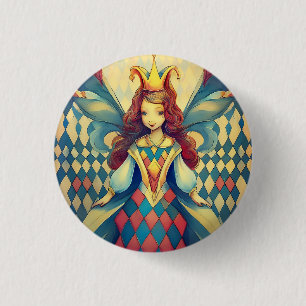 Badge Rond 2,50 Cm Reine des fées