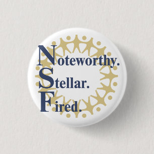 Badge Rond 2,50 Cm Remarquable. Stellaire. Feu.