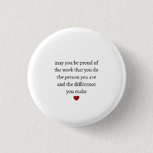 Badge Rond 2,50 Cm Remerciement infirmière enseignante mère appréciat