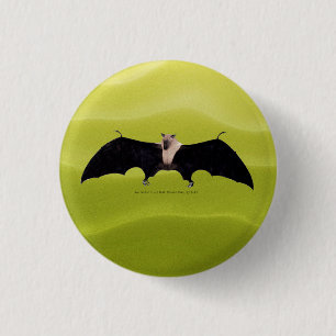 Badge Rond 2,50 Cm Renard volant indien