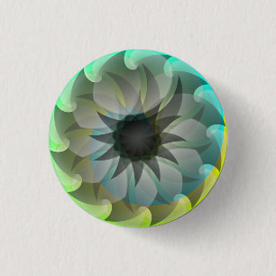 Badge Rond 2,50 Cm Requin spiral par Kenneth Yoncich