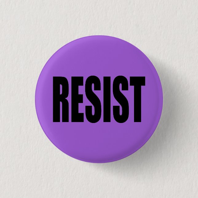 BADGE ROND 2,50 CM "RÉSISTEZ " (Devant)
