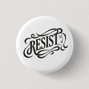Badge Rond 2,50 Cm Résistez au bouton