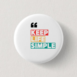 Badge Rond 2,50 Cm Restez à l'abri du drame