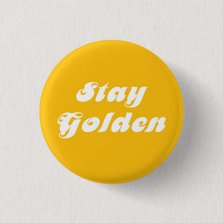Badge Rond 2,50 Cm Restez en or