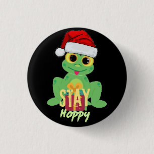 Badge Rond 2,50 Cm Restez Hoppes