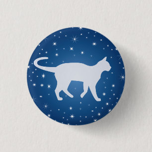 Badge Rond 2,50 Cm Rêver avec les étoiles