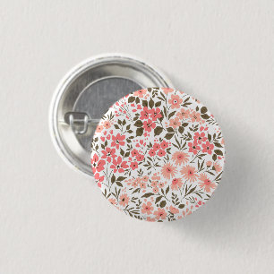 Badge Rond 2,50 Cm Rêves Floraux Doux