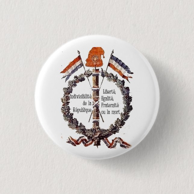Badge Rond 2,50 Cm révolutionnaire (Devant)