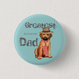 Badge Rond 2,50 Cm Rhodesian Ridgeback