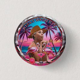 Badge Rond 2,50 Cm Ritas avec Rita