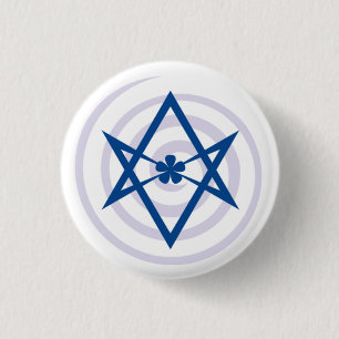 Badge Rond 2,50 Cm Robert Anton Wilson - Aleister Crowley Glyph