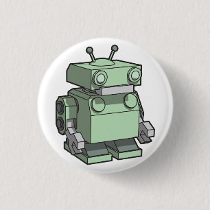 Badge Rond 2,50 Cm Robot