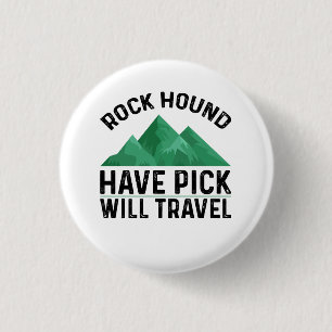 Badge Rond 2,50 Cm Rock Hound