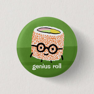 Badge Rond 2,50 Cm Rouleau Génie