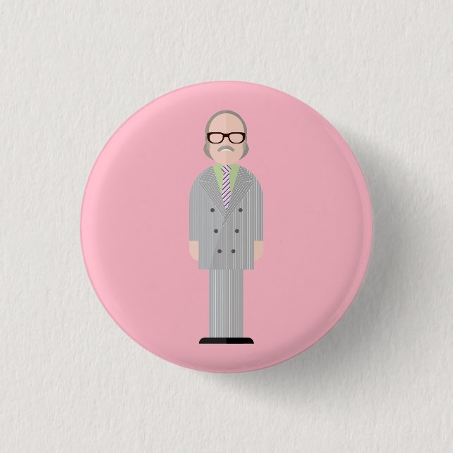 Badge Rond 2,50 Cm Royal – Eccentric Character Button (Devant)