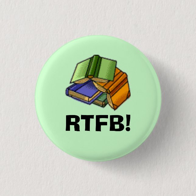 BADGE ROND 2,50 CM RTFB ! (Devant)