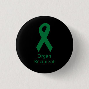 Badge Rond 2,50 Cm Ruban de donateur d'organe